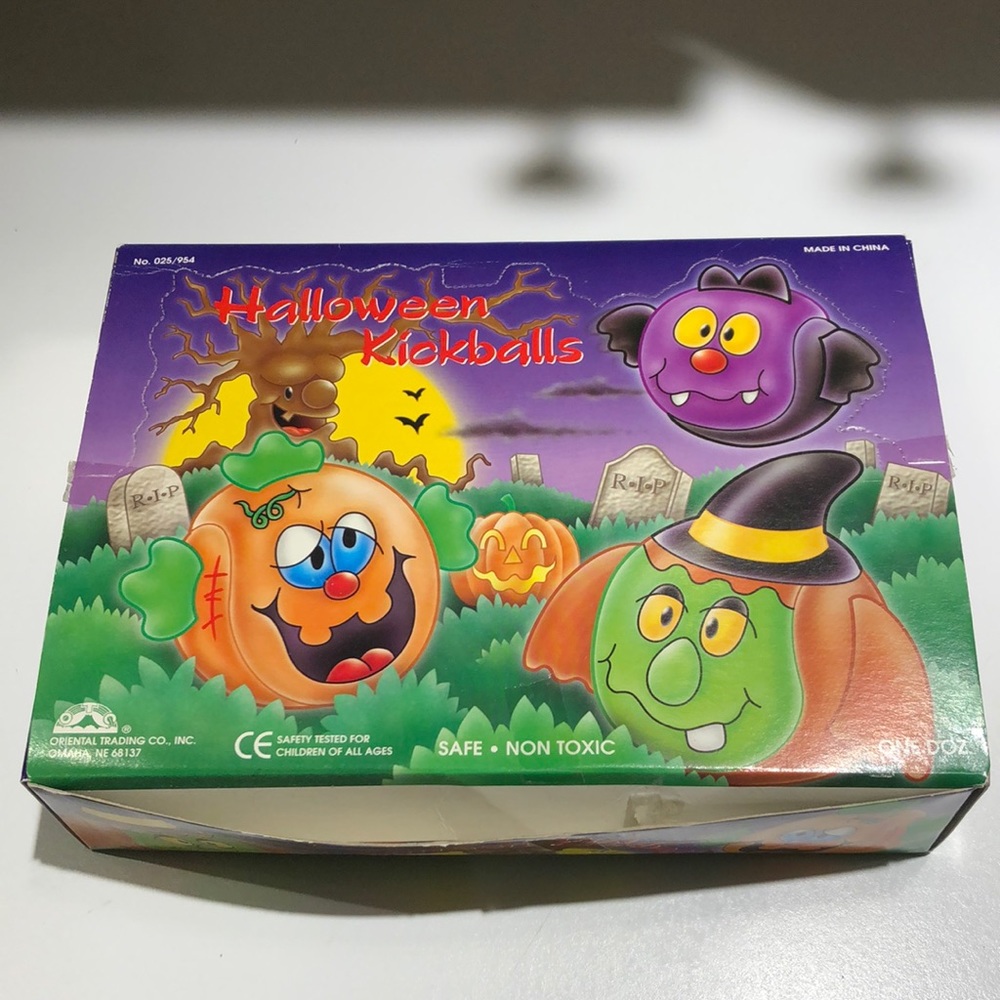 Oriental Trading Halloween Kickballs Box of 12